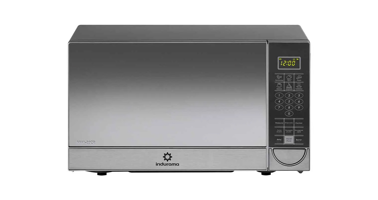 MICROONDAS INDURAMA 20 LITROS MWI-20CR CROMADO