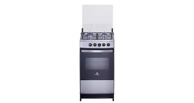 COCINA A GAS INDURAMA 20" DUBLIN 4 HORNILLAS SPAZIO PLUS - CROMADA
