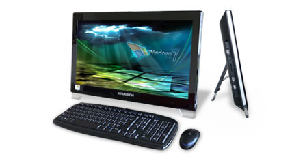 ALL IN ONE XTRATECH 18.5  ATOM 1.6GHz/2GB/250GB/DVDRW/W7 STARTER