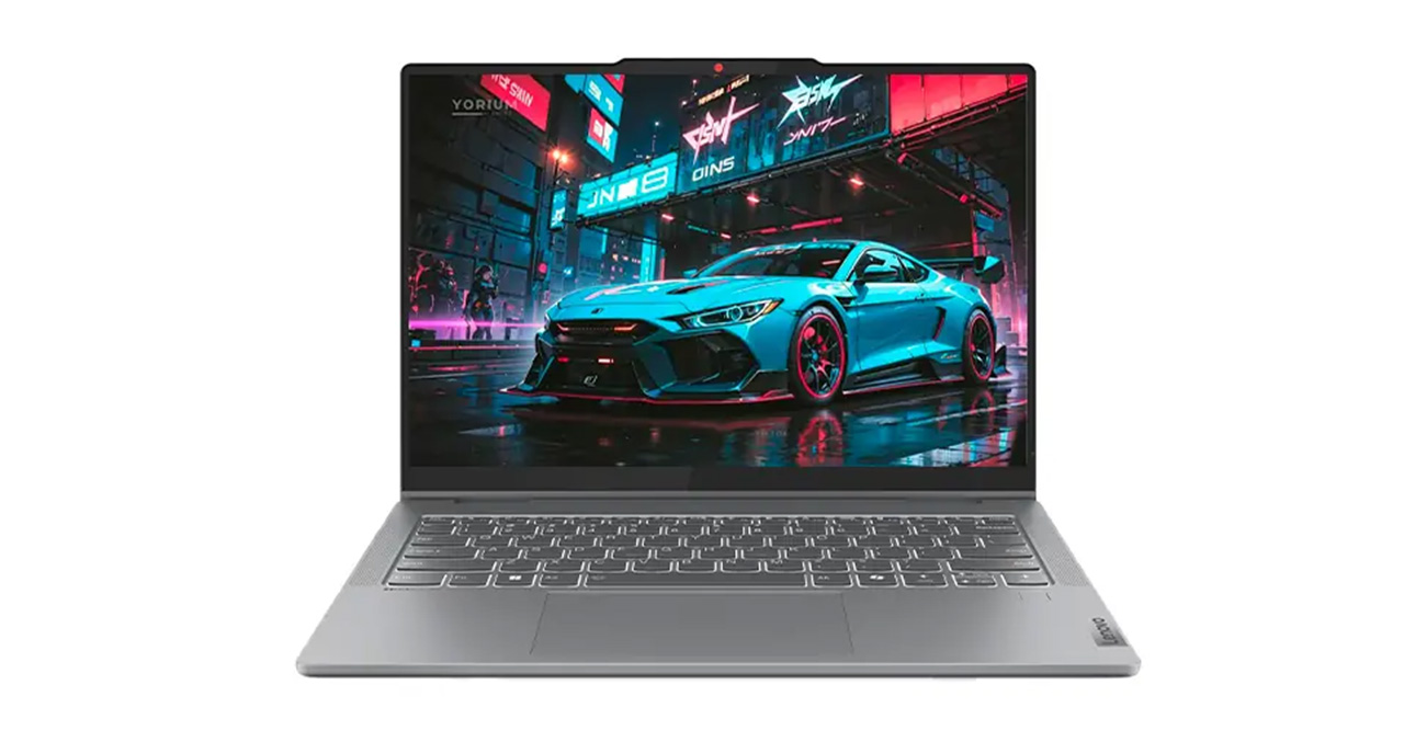 NOTEBOOK LENOVO IP 5 2-IN-1 14AHP9 AMD R7-8845HS 3.8GHZ-16GB-512GB SSD-14" WUXGA-TOUCH-GREY-FREEDOS