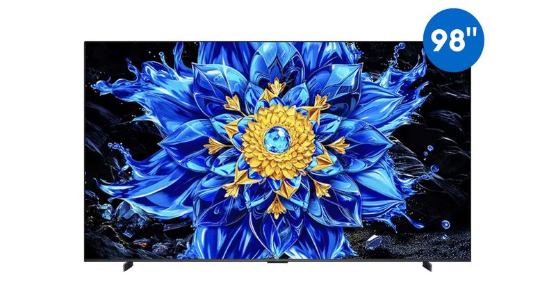 TELEVISOR TCL 98" QLED MINI LED 4K UHD- GOOGLE TV