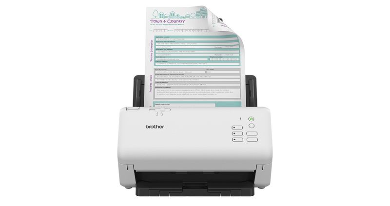 SCANNER BROTHER ADS4300N VELOCIDAD 40 PPM/ 80 IMP ADF 80RED CICLO DIARIO 6K