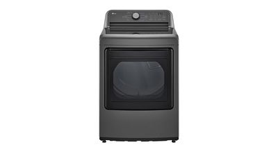 SECADORA A GAS LG 25 KG CARGA FRONTAL - NEGRA