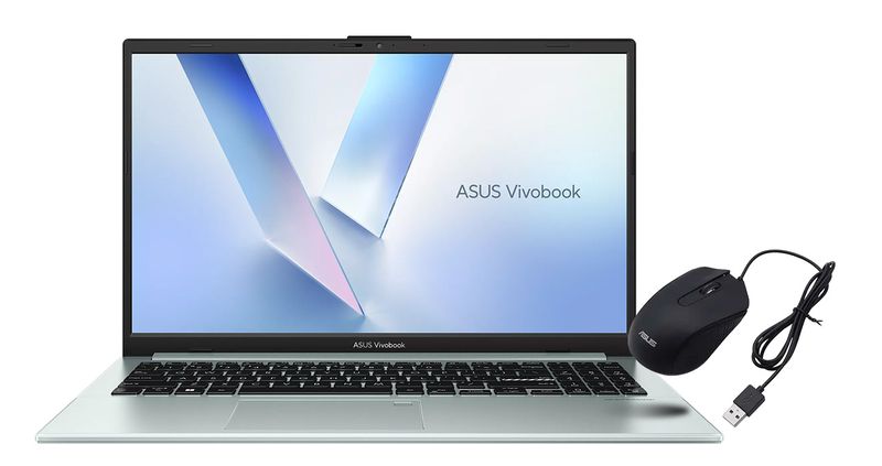 NOTEBOOK ASUS VIVOBOOK GO 15 AMD R5-40 2.8GHZ-16GB-512GB SSD-GREEN-15.6"FHD+MOUSE+FREEDOS