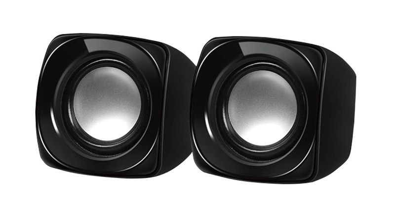 PARLANTES ALÁMBRICOS PC 2.0 EZMI 6W USB 5V NEGRO
