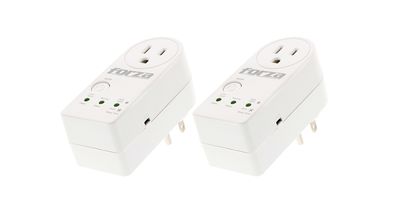 PROTECTOR DE VOLTAJE FORZA  1800W 900J 1 SALIDA 110V BLANCO PACK 2