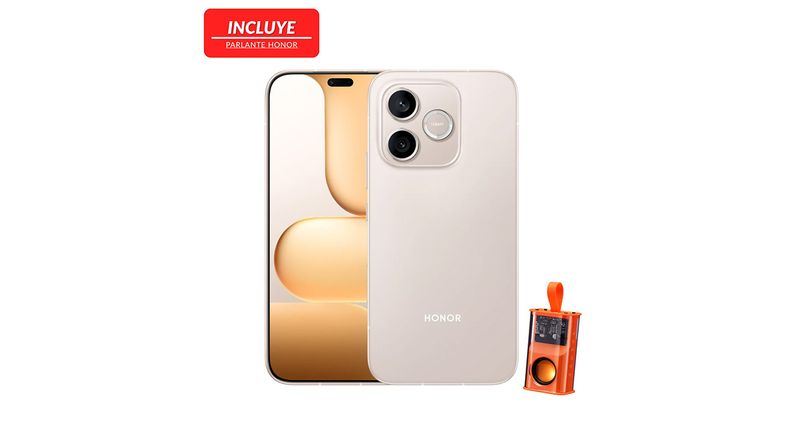 CELULAR HONOR 600E 8+256GB DORADO + PARLANTE HONOR