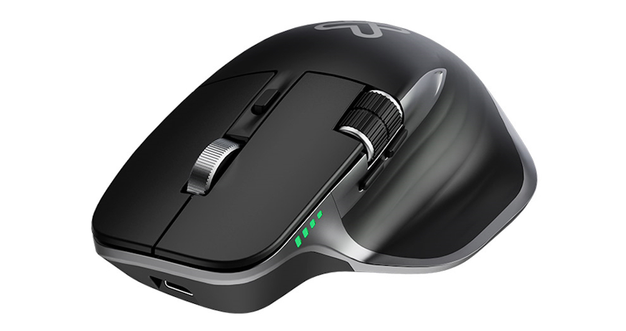 Mouse Klip Xtreme Inalambrico Ergonomico 6 Botones Recargable