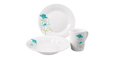 VAJILLA MASTERMAID DISEÑO SEAFLOWER 12 PIEZAS