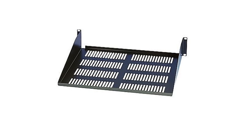 BANDEJA 2U VENTILADA PARA GABINETE-47CM ANCHO X 30.48CM PROFUNDIDAD