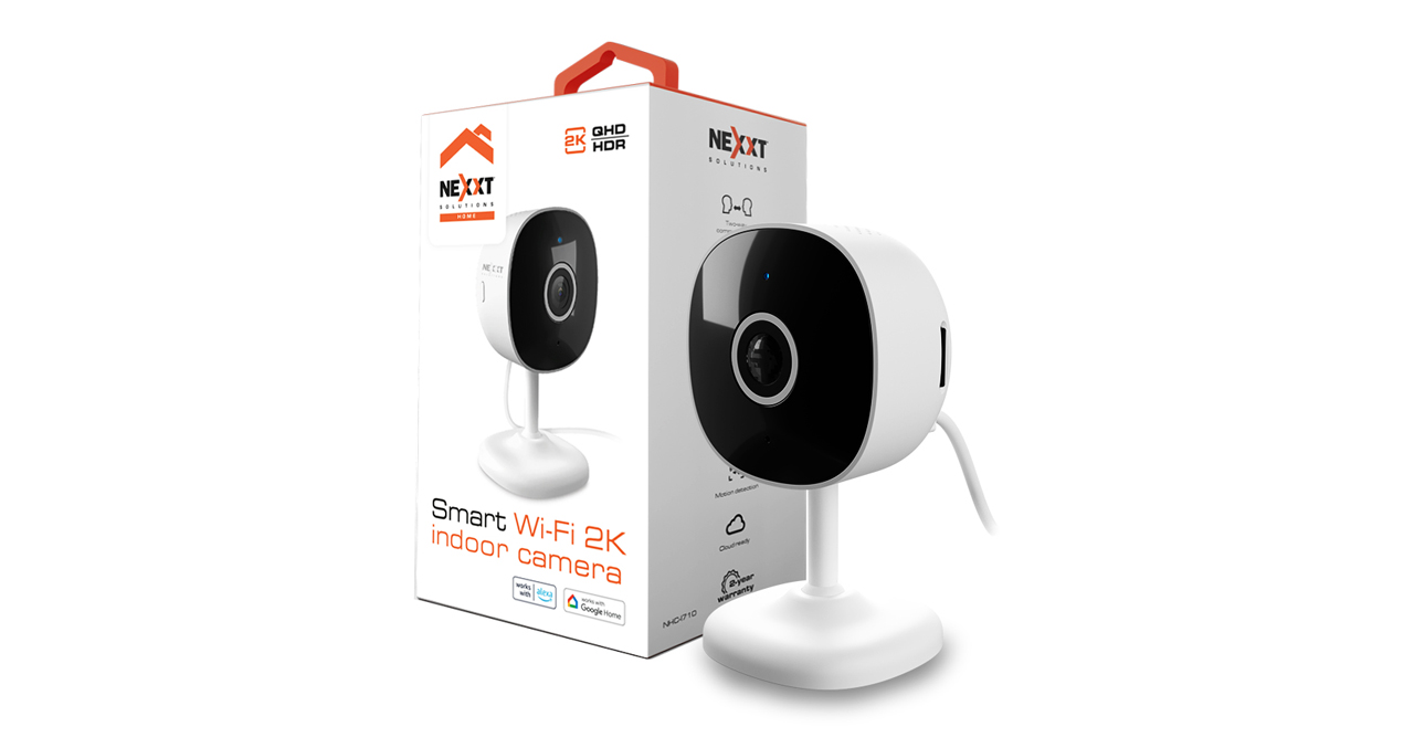 CAMARA SMART WIFI NEXXT 2K PARA INTERIORES - FIJA