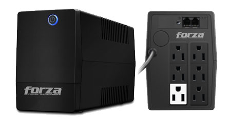 UPS FORZA 1000VA 120V 6-TOMAS RJ11