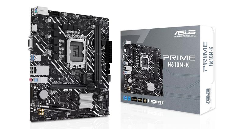 MAINBOARD ASUS INTEL PRIME H610M-A-DDR5-LGA1700 12AVA 13AVA 14AVA-mATX-PCIe4.0-DP-HDMI-VGA