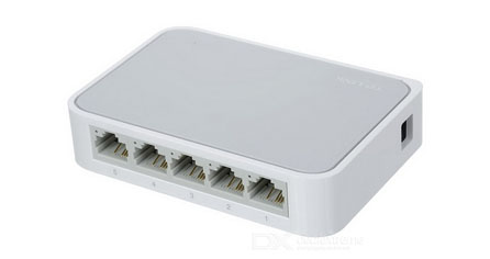 SWITCH TPLINK 5 PUERTOS ETHERNET 10-100 - CASE PLASTICO - NO RACK