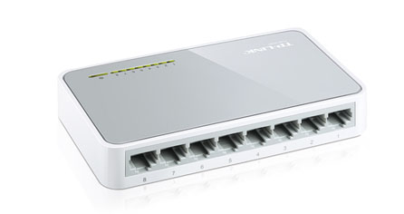 SWITCH TPLINK 8 PUERTOS 10/100 MBPS RJ45 - ESCRITORIO