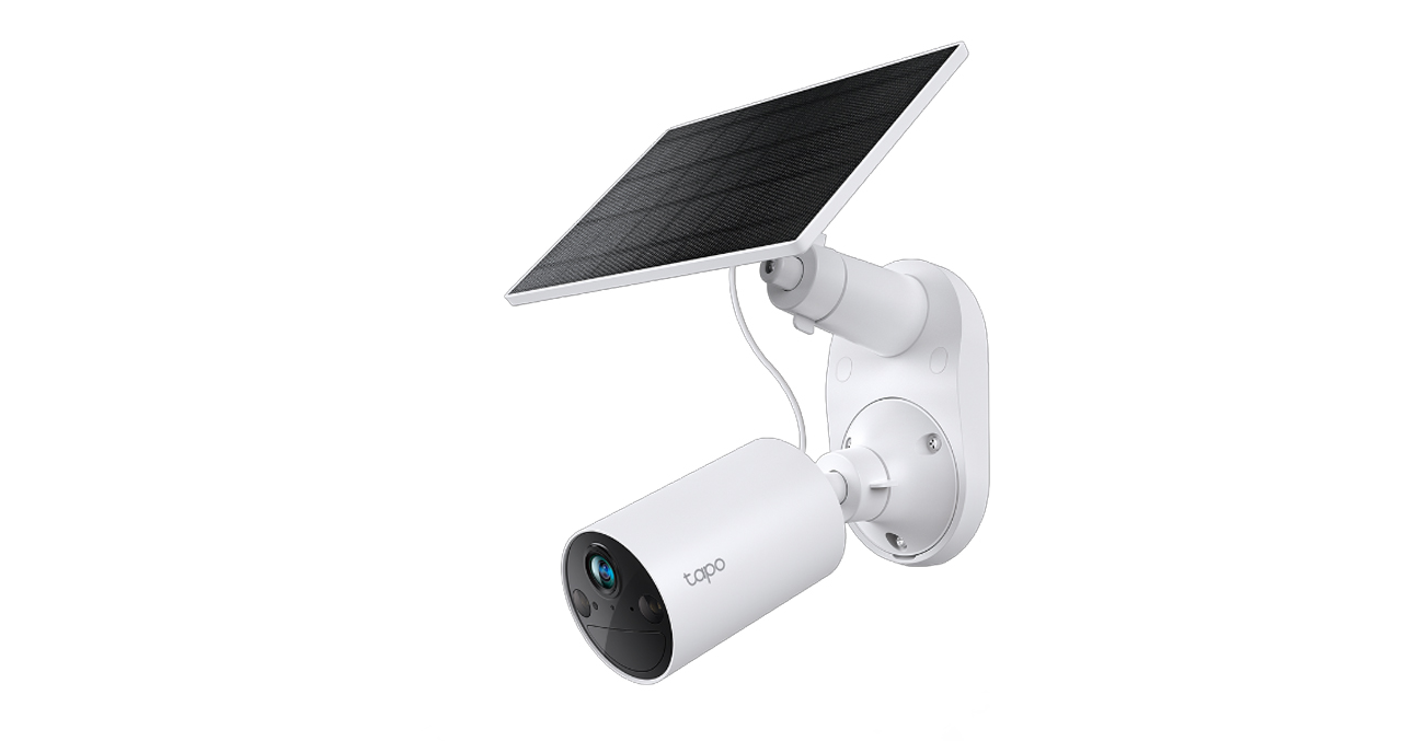 CAMARA SMART WIFI TPLINK TAPO C-410 PANEL SOLAR - VISION NOCTURA - MICRO SD - 2K