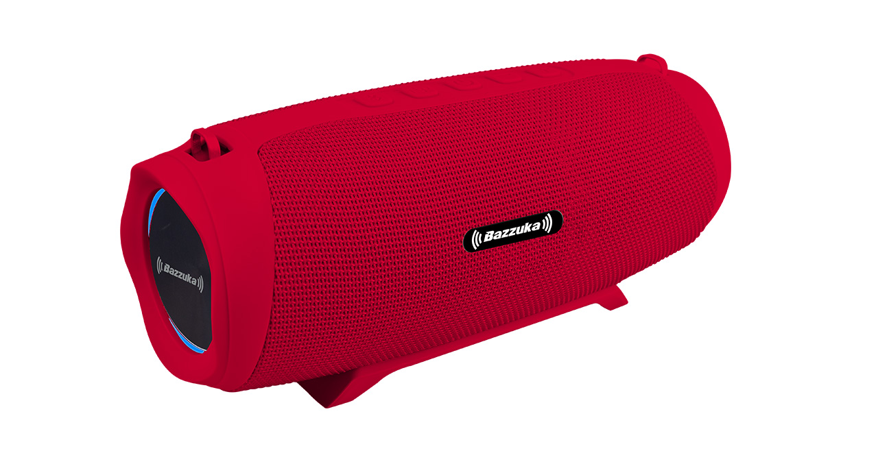 PARLANTE BAZZUKA PORTABLE THUNDER  40W COLOR ROJO