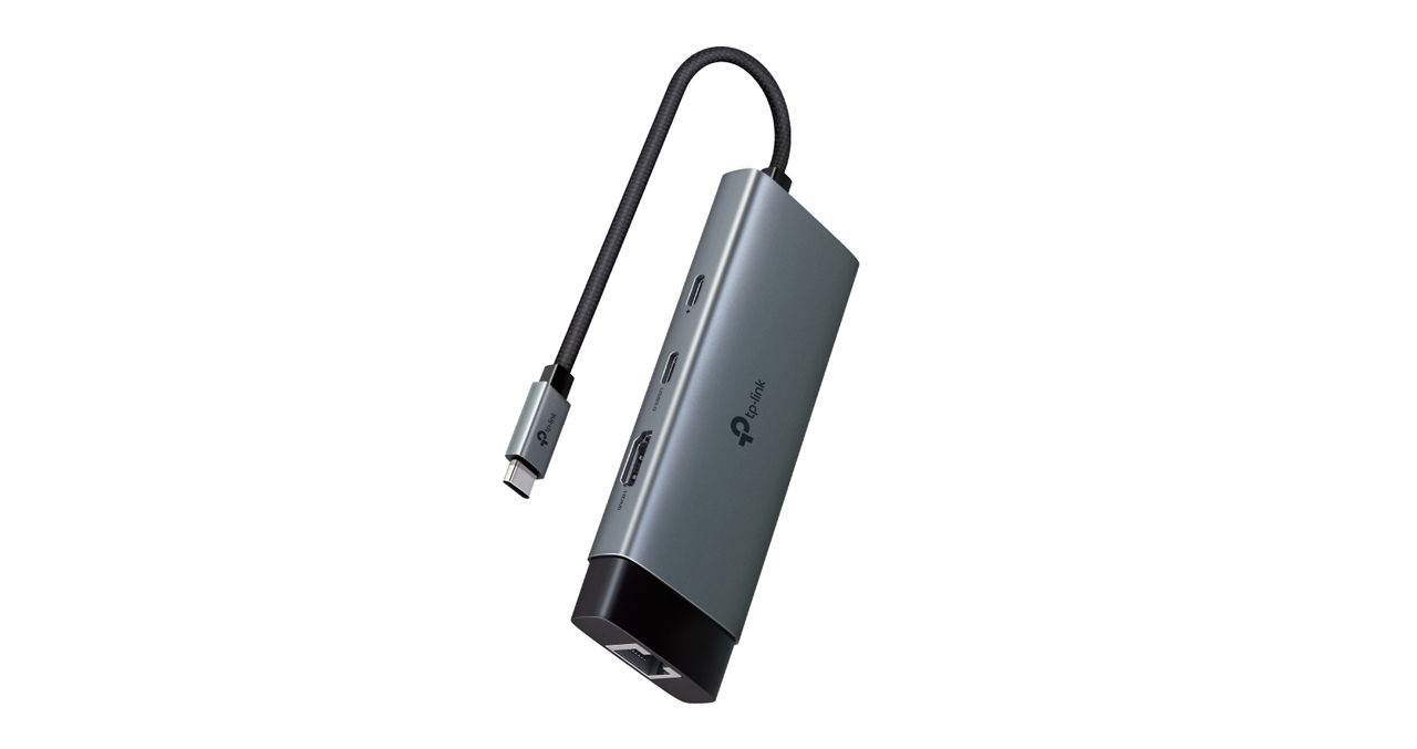 ADAPTADOR TPLPINK USB-C PUERTOS 6 EN 1 HDMI 4K CARGA RAPIDA DE 100W
