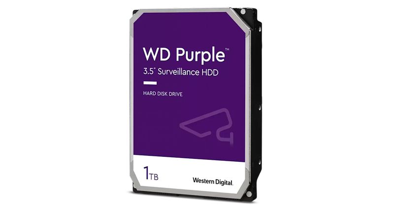DISCO DURO INT WESTERN DIGITAL PARA VIDEOVIGILANCIA PURPLE 1TB 3.5