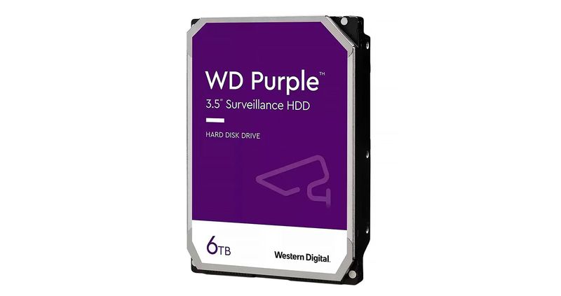 DISCO DURO INT WESTER DIGITAL PURPLE VIGILANCIA 6TB SATA 6GB  3.5 INCH