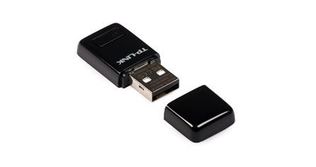 ADAPTADOR TPLINK USB A WIFI 300 Mbps WPS MINI