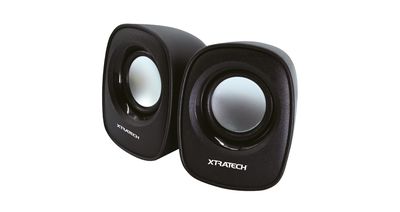 PARLANTE ESTEREO PC XTRATECH 32MM MAGNETICOS DC 5V (USB)