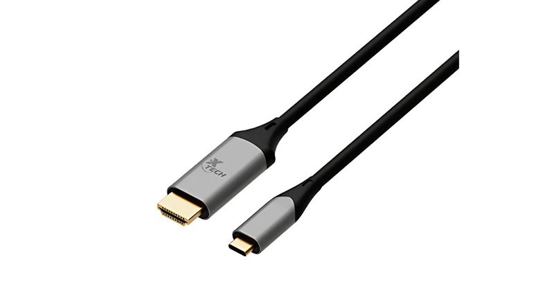 CABLE XTECH ADAPTADOR USB-C MACHO A HDMI MACHO-  32AWG-  1.82M