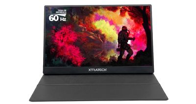 MONITOR XTRATECH 15.6" PORTATIL 1920X1080 - 1× MINI HDMI + 2× TYPE-C - 60HZ