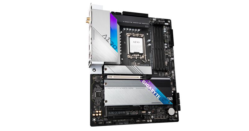 MAINBOARD GIGABYTE Z690 AERO GAMING WIFI 6 ATX LGA1700 DDR4 M.2 12VA GEN