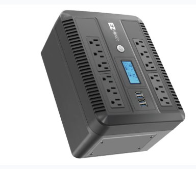UPS EZ POWER INTERACTIVO 750VA / 375W 12 SALIDAS 120V PANTALLA LCD