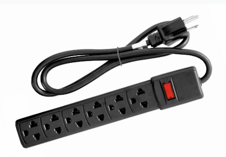 REGLETA EZ POWER 6 TOMAS SUPRESOR DE PICOS 1875W CABLE DE 1.5 METROS
